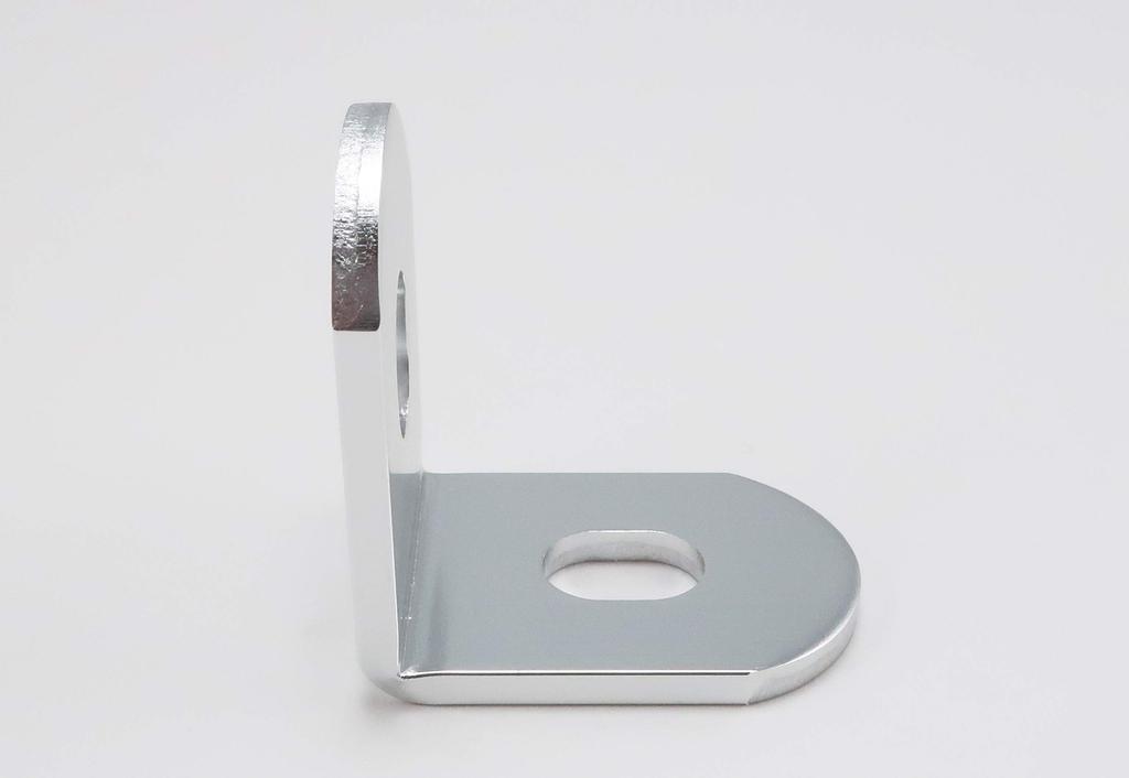 KITACO Aluminum Stay 25-05 Type 3mm Thick General Purpose Silver