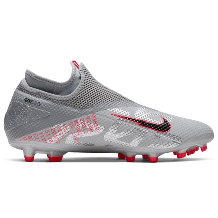 Nike Phantom Vision 2 Academy Dynamic Fit Mg Metallic Grey Crimson CD4156-906