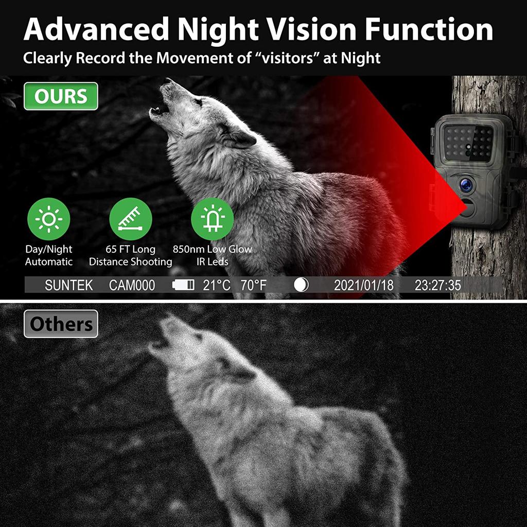 4pcs/1lot Trail Hunting Camera 20mp 1080p Infrared Outdoor Mini Cameras Mini600 Night Vision Po Traps Monitoring Cam Tracking