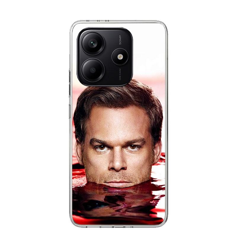 TV Show Dexter Morgan Phone Case For Xiaomi Redmi Note 15 14 13 12S 12 Pro Plus 11S 11E 11 11T 10S 10 Art Soft Pattern Cover Red