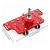 Hinge Alignment Guide with Aluminum Alloy Cabinet Jig High Precision Door Template for