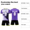 Kit magliette personalizzate uomo e ragazza con nome e numero maglie da calcio personalizzate per ragazzi tuta da allenamento