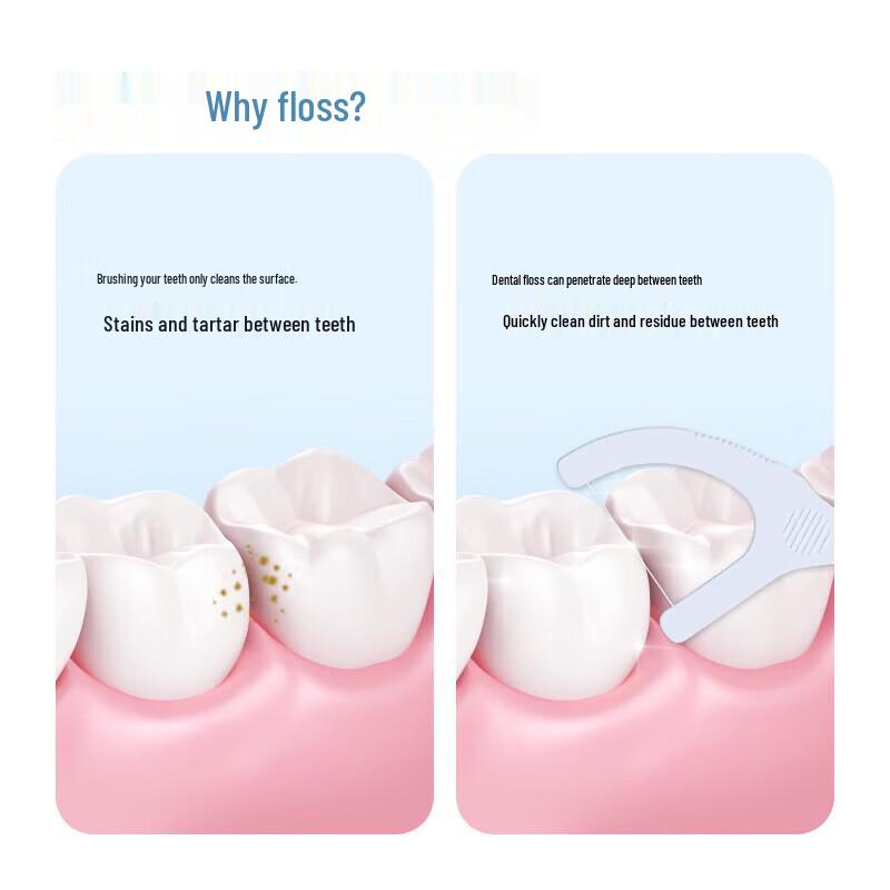 Fawnmum Classic Individually Wrapped Dental Floss Picks