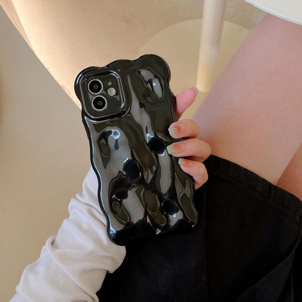 Compatible with iPhone 16 Pro Max Apple 17 Phone Case New Electroplated Bubble Case 14/15 Personalized High-end Feel