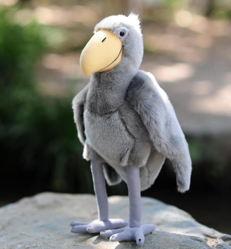 Taiyo Sangyo Boeki SEMB11 Realistic Plush Shoebill Stork, Fluffy, Standing, 31cm