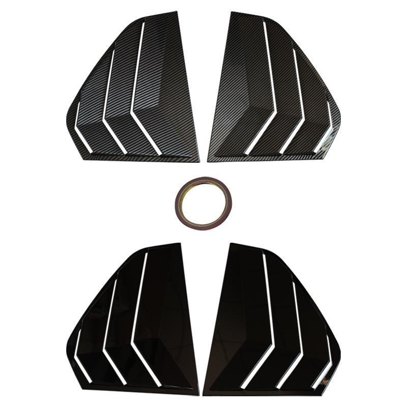 2PCS Window Louver Shutter For Volkswagen VW Golf 8 MK8 + Car Rear Louver Window Side Shutter Accessories