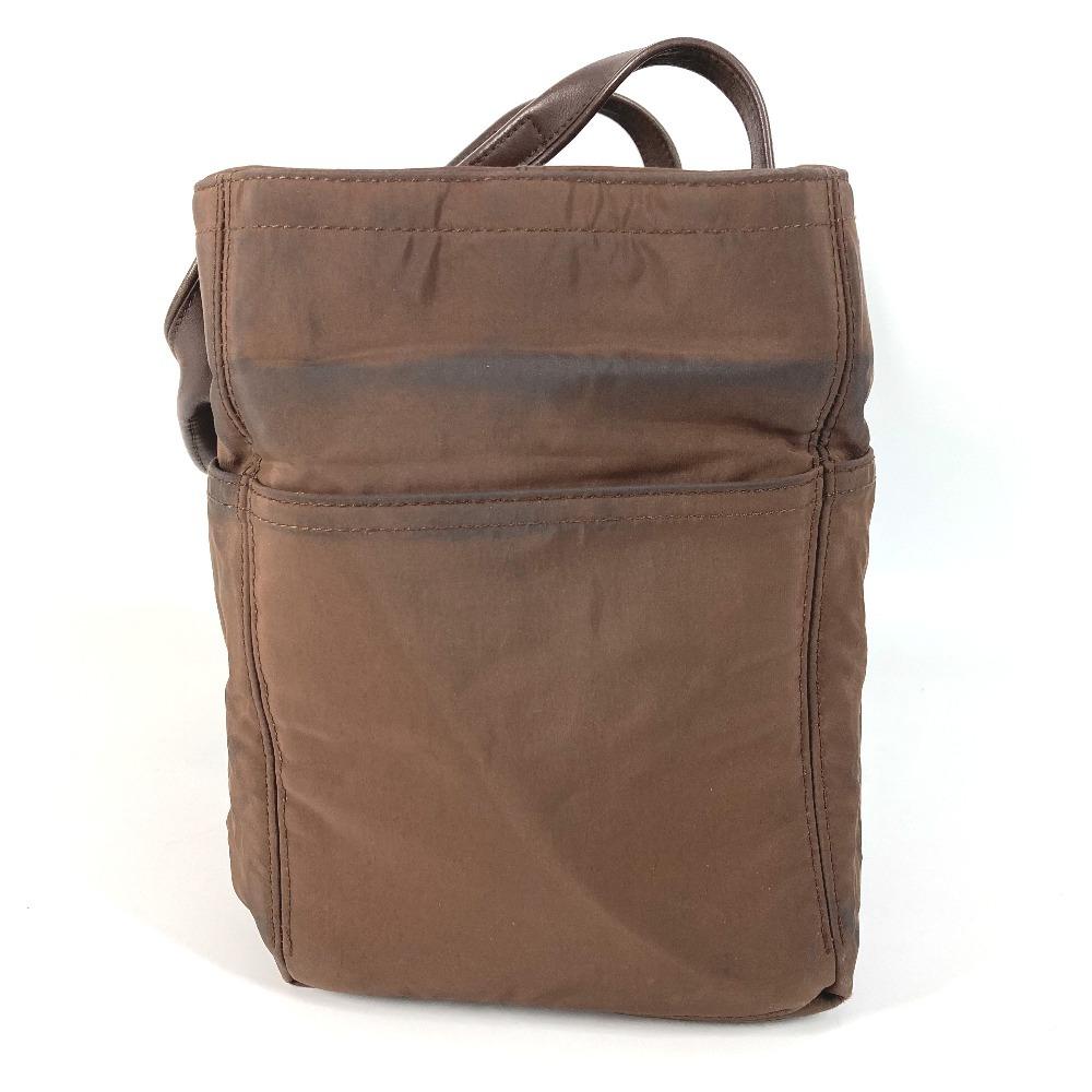 HERMES Tote Bag Hand Bag Brown