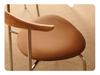 Minimalist Mid-Century Bullhorn Solid Wood Dining Chair with Backrest