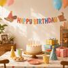 Paper Banner Birthday Banner Pull Flag Pet Party Decoration New Photo Prop Decoration