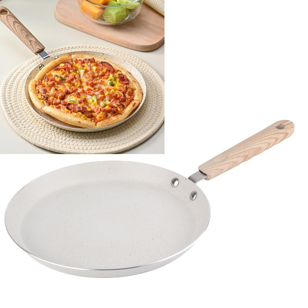 Non Stick Frying Pan Aluminum Alloy Flat Bottomed Cooking Pot  Pancakes Omelets Steaks