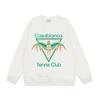 American Trendy Brand Casablanca Crew Neck Sweater Hoodie Men's Couple Ins Autumn and Winter Thickened Long-sleeved Women's T