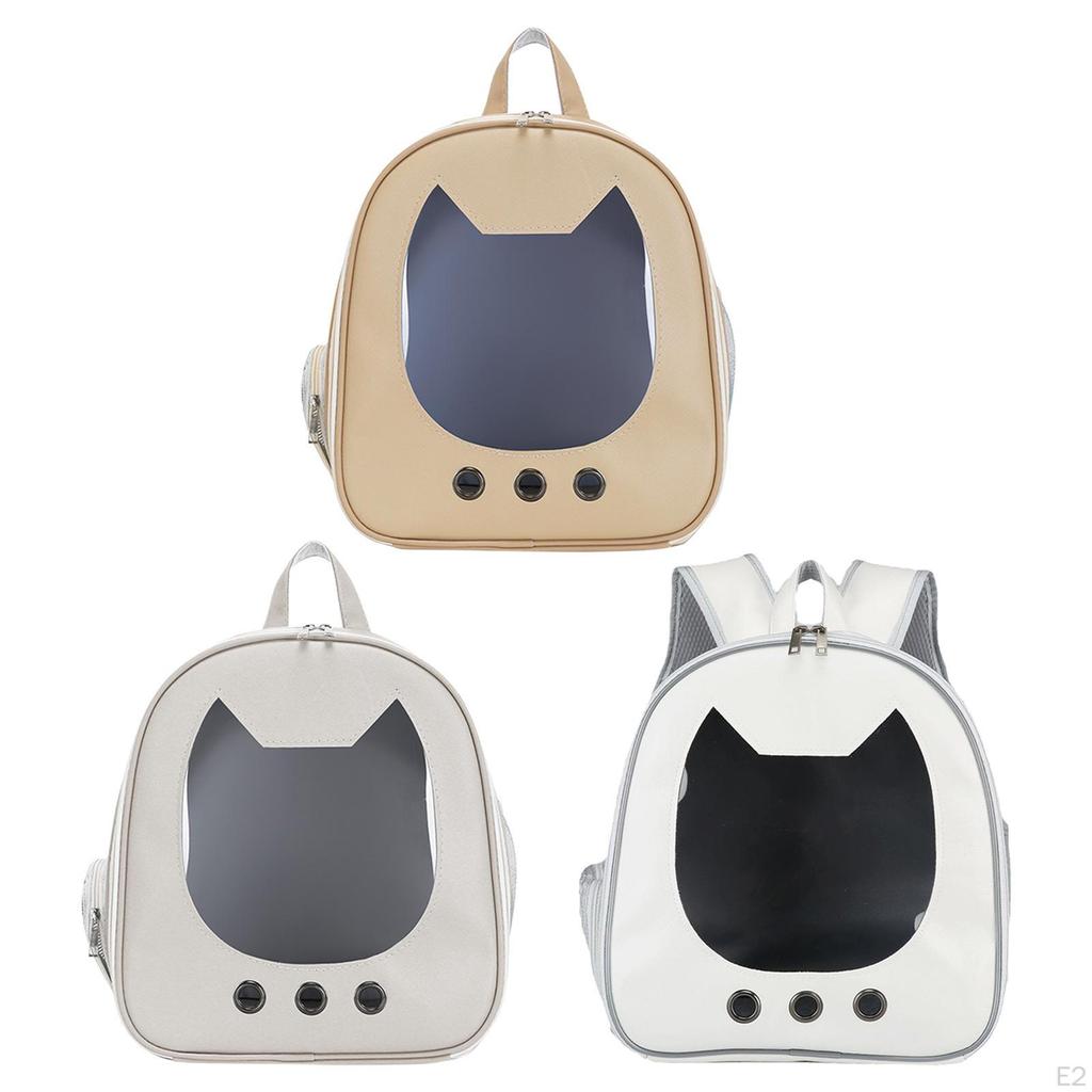 Cat Carrier Backpack Airline Approved Ventilated Transparent Large Portable Bag Carry for