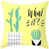 Summer Tropical Style Plant Fruit Print Pillow Case Home Decor for Sofa Car Polyester Throw Pillow Cover Cushion Cover Designer