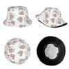 Unisex Bucket Hat Mochi Peach Cat Peach And Goma Hot Summer Headwear Packable Outdoor Sport Fisherman Cap Bob Dropshipping