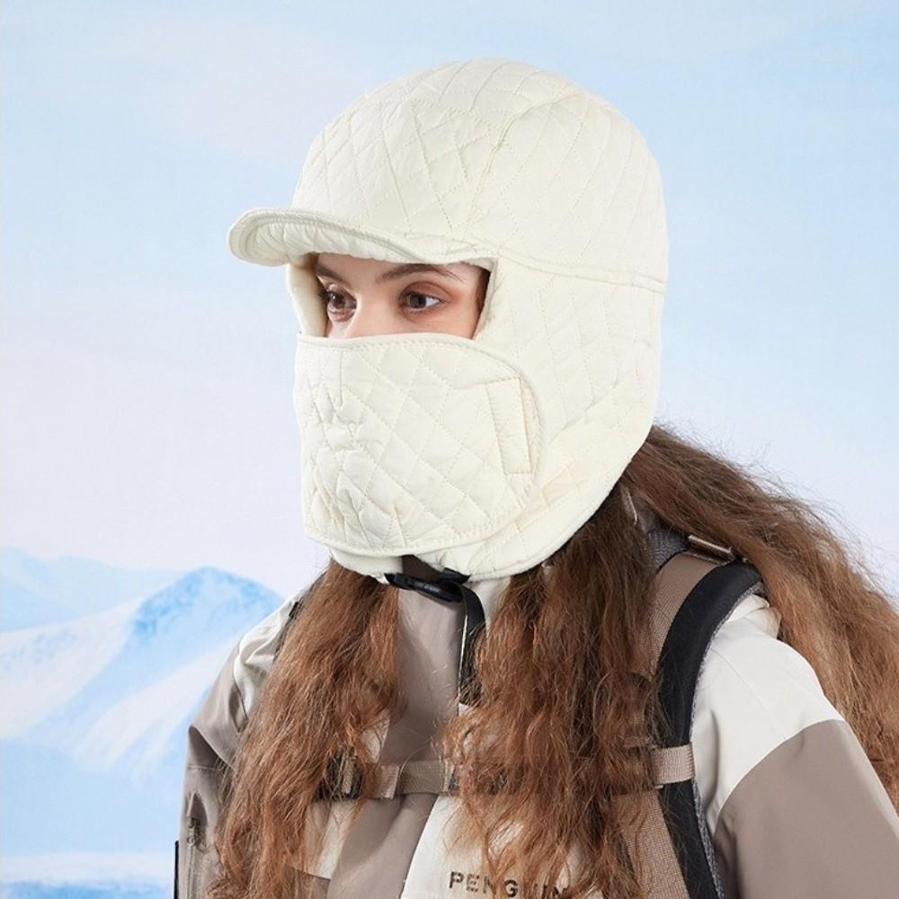 Windproof Scarf Mask Integrated Hat Coldproof Lei Feng Hat  for Outdoor Cycling Skiing