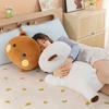 Neuer 80cm Bubu und Dudu Panda Plüschtier Niedlicher Cartoon Panda Bär Puppe Kawaii Stofftier Weiches Kissen Spielzeug Kindertagsgeschenke für Kinder