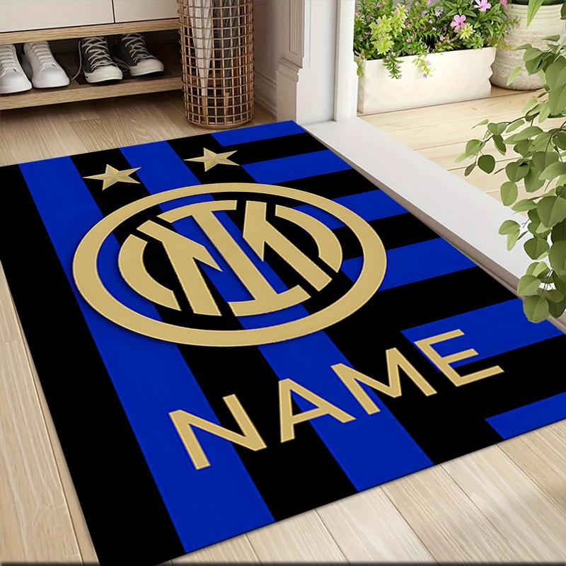 Custom Name Manchester City Crest Carpet Rug Customizable Soft Washable Anti-Slip Home Living Room Sofa Mats Personalized Rug. 0909237