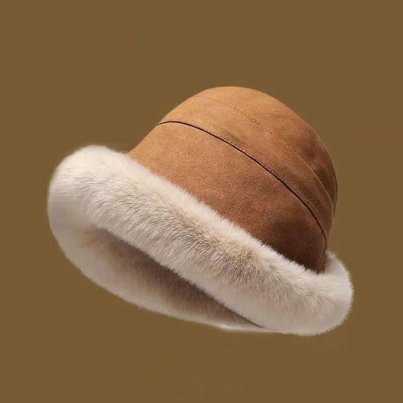 

Большой Обхват Головы Флисовая Утепленная Панама Женская Зимняя Уличная Дорожная Холодная Теплая Шляпа Повседневная Шляпа Ведро One Size