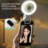 Mini Mobile Fill Light Fan Ultra-Quiet Makeup Facial Beauty Lamp Creative Fan