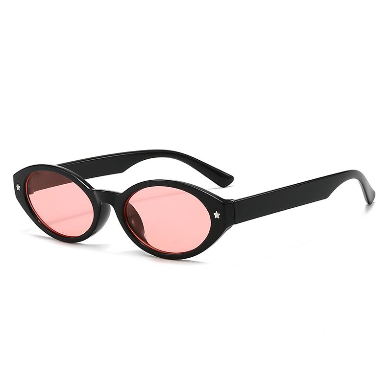 Fashion Colorful Oval Sunglasses Women Men Vintage Luxury Brand Sun Glasses Outdoor Party Travel Lady Man Glasses UV400