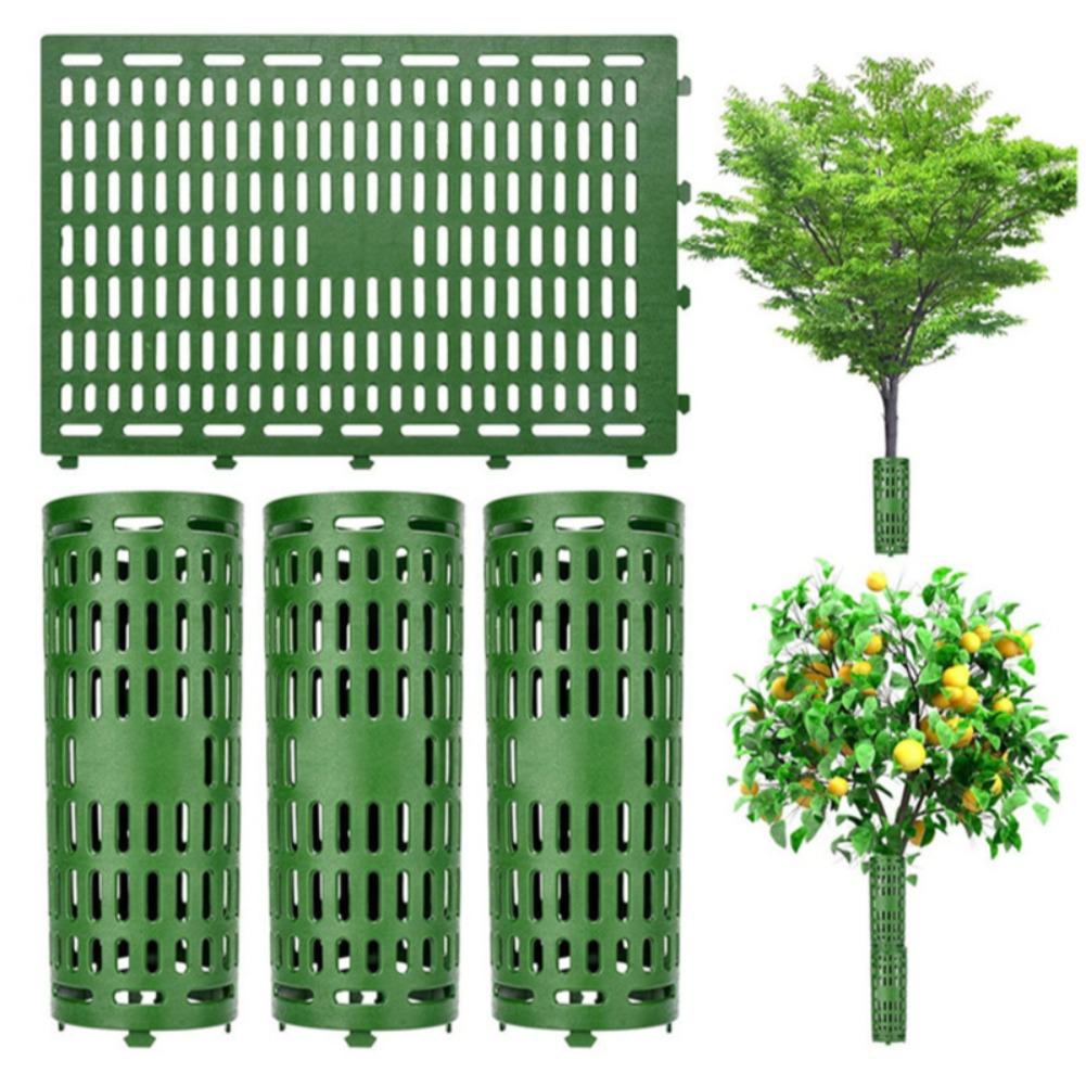 PP Tree Trunk Protector, Adjustable Plastic Sectional Sapling Protector, Bark Protection Fence, Plant Farm Tool