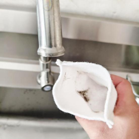 Universal Faucet Water Filter Bag Non-Woven Fabric High-Density Sediment Remover for Tap Water Rust & Particles Anti-Splash Soft Flow Faucet Cover