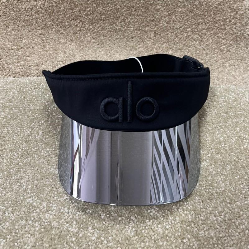 Alo Yoga Unisex Sun Hat Embroidered Curved Brim Visor Sports UV Protection
