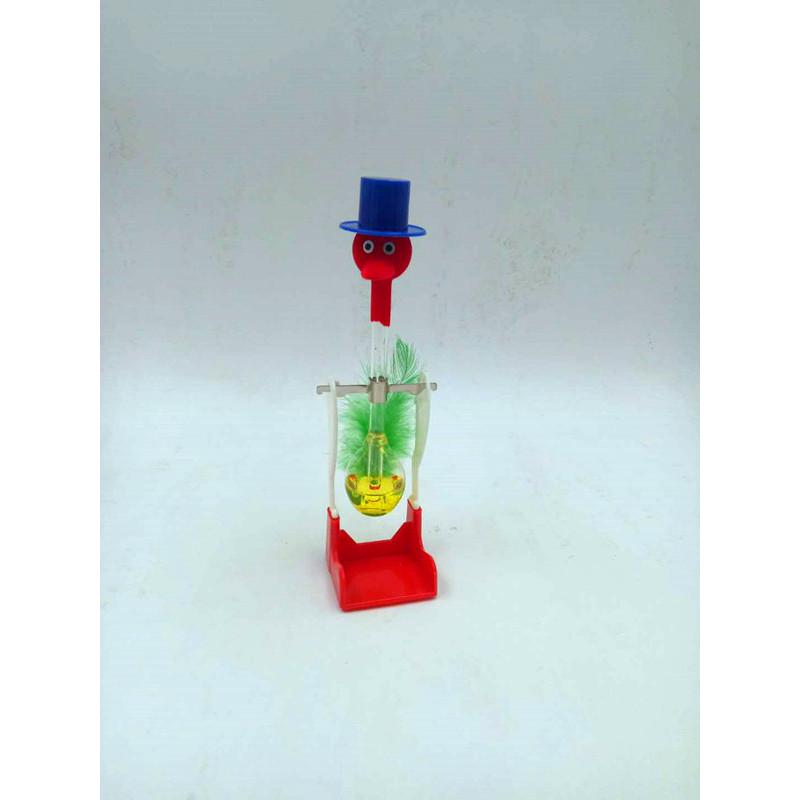 Kreative Non-Stop-Flüssigkeit Trinkglas Lucky Bird lustige Ente trinken Wasser Schreibtisch Spielzeug Perpetuum Mobile