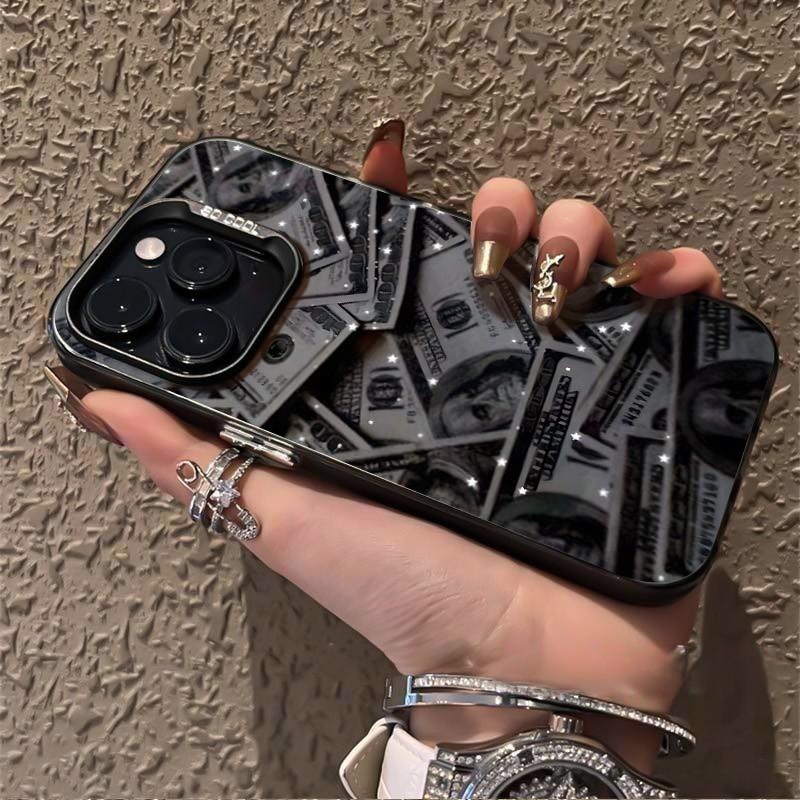 Cool Star Dollar Pattern Phone Case For iPhone 16 15 14 13 12 11 17 Pro Max XS X XR 7 8 Plus SE 2020 16e 17 Air Shockproof Cover