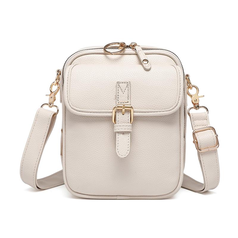 Women's PU Crossbody Bag Multifunctional Large Capacity Purse with Multiple Slots and Pockets