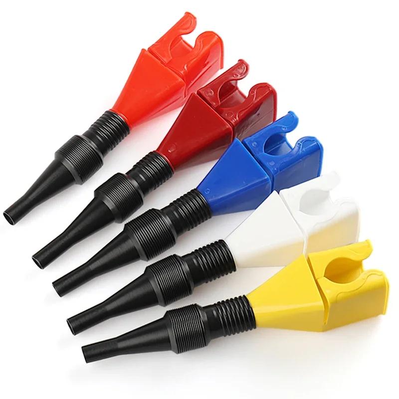 Plastic Car Refueling Gasoline Engine Funnel Foldable Oil Funnel Transfer Tools Motorcycle Refueling Tool Auto Accessories