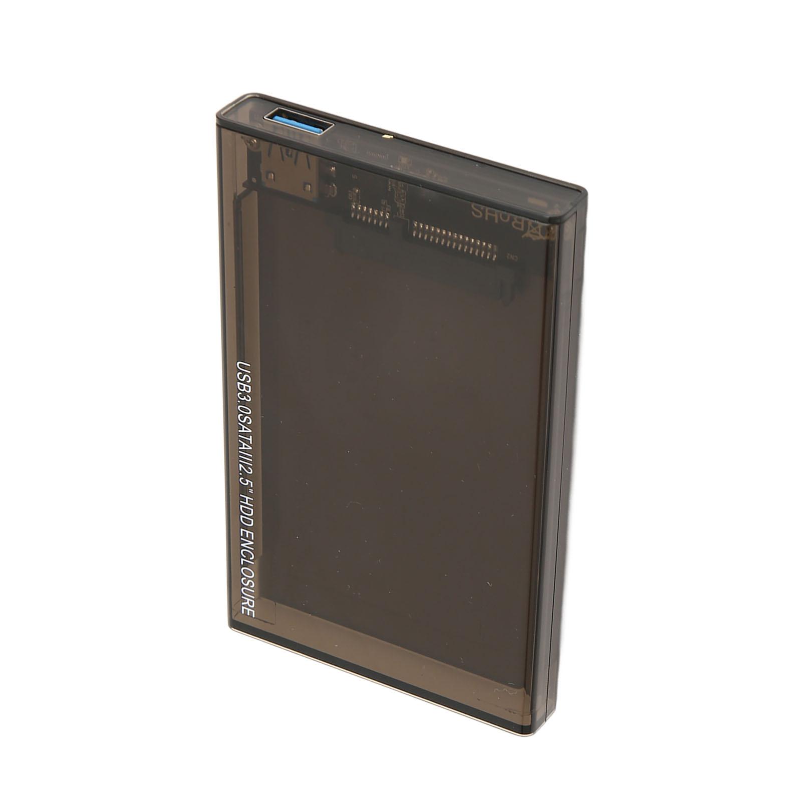

Корпус для 2,5-дюймового HDD USB3.0 SATA III с поддержкой UASP, максимальный объем 6 ТБ, корпус для SSD, мобильный бокс для жесткого диска для