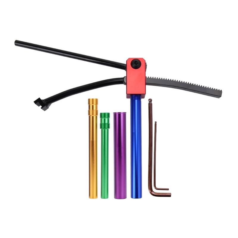 

Rustproof Aluminum Steel Motorcycle Tire Calibration Adjustment Tool For 16-21Inch Wheel Off Roading Bike Maintenance 1