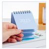 Desk Calendar - , July To December 18 Months Mini Desk Calendar With Stickers, Standing Flip Desktop Calendar For Home Office School