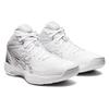 Asics Gel-Hoop V14 Round Head Comfortable Mid-Top Basketball Shoes Unisex Sneakers White Gray 1063A049-100