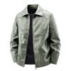 8XL Men's Leather Korean Business Casual Jacket Men's Spring  Lapel Comfortable Plus Size Top