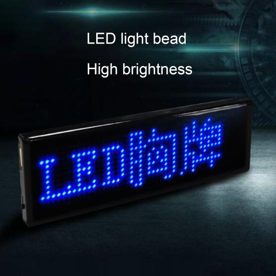 Abzeichen-Beleuchtung, Mini-Farben, Beleuchtung, leicht, unterstützt APP, mehrere Sprachen, zart, völlig neue Bluetooth-kompatible LED