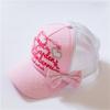 Baby Hat Kids Hat Cap Baseball Cap Sun Hat UV Cut Hat for Girls Children 525 52cm Circumference [LeafIn] (Pink, (Head 52-54cm))
