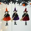 Halloween Witch Hanging Decoration Flying Witches Doll Spooky Witch Figurine Garden Yard Haunted House Decor