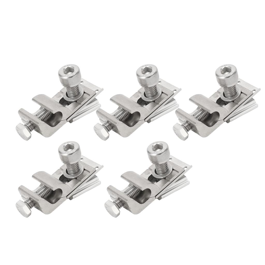 5PCS Photovoltaic Grounding Clamps Solar Panel Ground Terminal Cable Lug for Solar Mounting System