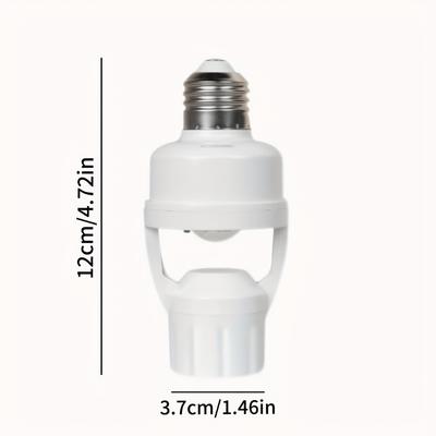 Wireless Motion Sensor Lamp Head Base E27 E26 Switch Bulb Holder Socket Adapter Converter Human Induction Infrared Body Sensor