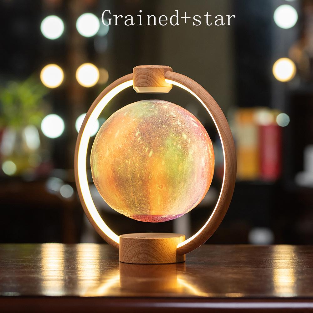 Maglev Moon Light Rotatable with Bluetooth Speaker Remote Control DC Powered Floating Moon Light for Bedside and Music Playing