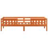 Vidaxl Bed Frame Without Mattress, Waxed Brown, 100X200 Cm, Solid Pine