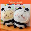 Adorable Panda Plush Toy Collection Soft And Cuddly Stuffed Bear Dolls In Blue Yellow And Pink