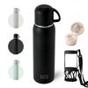 BOTTLE BOTTLE Water Bottle, 1 Liter, Large Capacity, BPA-Free, with Handle, Easy To Carry, Easy To Clean, Leak-Proof, Includes Cup, Keeps Water Hot