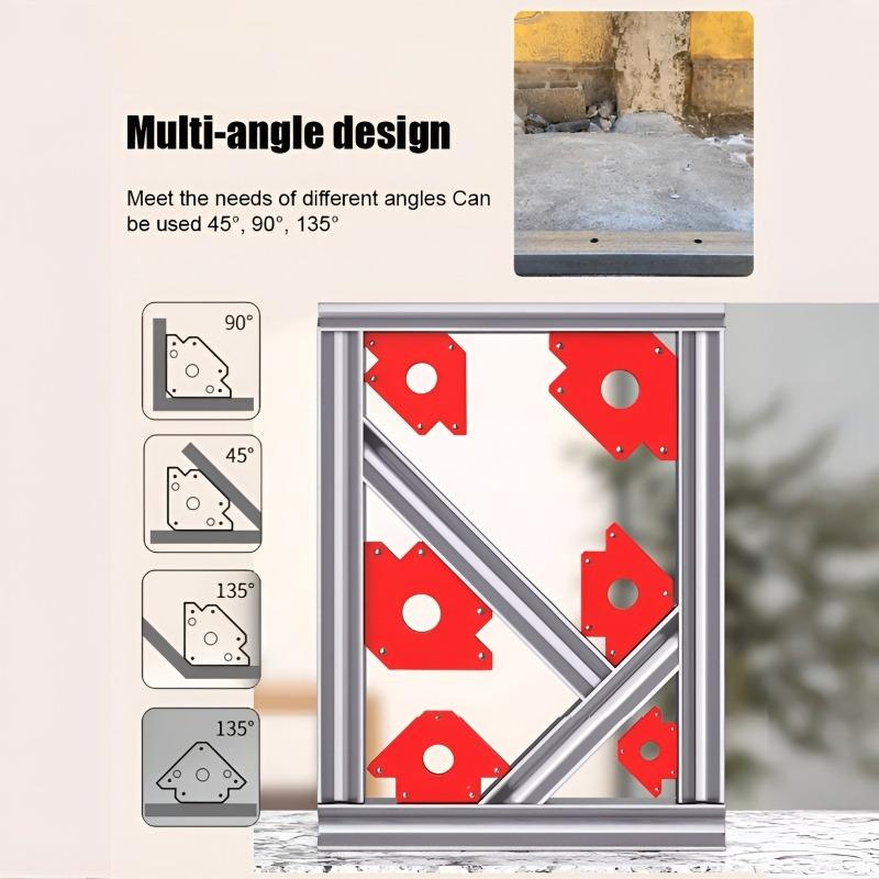 Welding Locator Bracket MultiAngle Magnetic Locator Angled Magnet Auxiliary Locator