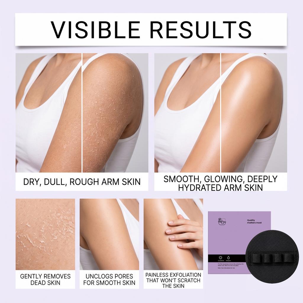 Double-Sided Body for Daily Gentle Skin Softening
