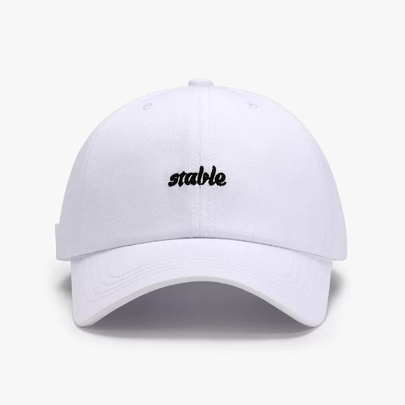 Unisex Korean-Style Versatile Letter Embroidery Baseball Cap Couple Student Soft-Top Duckbill Cap Japanese-Style Fresh Sun Hat