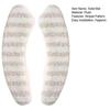 1 Pair Toilet Mat Striped Pattern Thickened Design Plush Warm Toilet Seat Protector Easy Installation Bathroom Mat