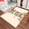 Adorable Easter Bunny  Large Room Carpet Non Slip Cartoon Kids Bedroom Living Room Floor Mat Home Decor Children's Play Carpet